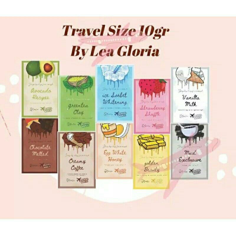 Masker Lea Gloria 10gr Travel Size BPOM