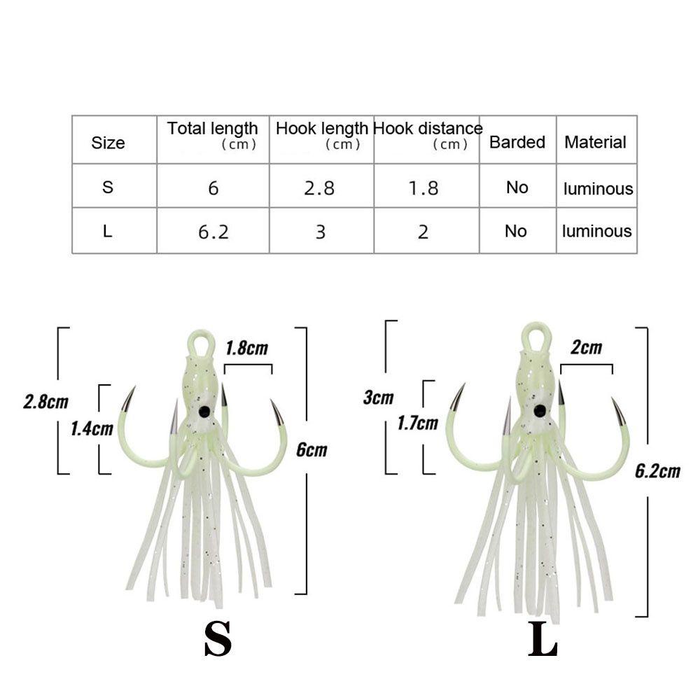 Suyo 1pc Umpan Pancing Bentuk Gurita Ukuran 6-6.2cm