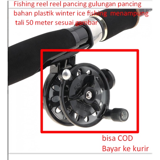 Promo Fishing Reel Reel Pancing Gulungan Pancing Bahan Plastik Winter Ice Fishing Menampung Tali 50