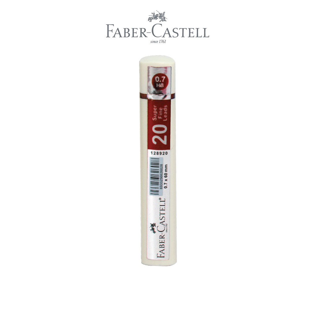 

Lead Superfine Grip HB 0.7 mm Tube White