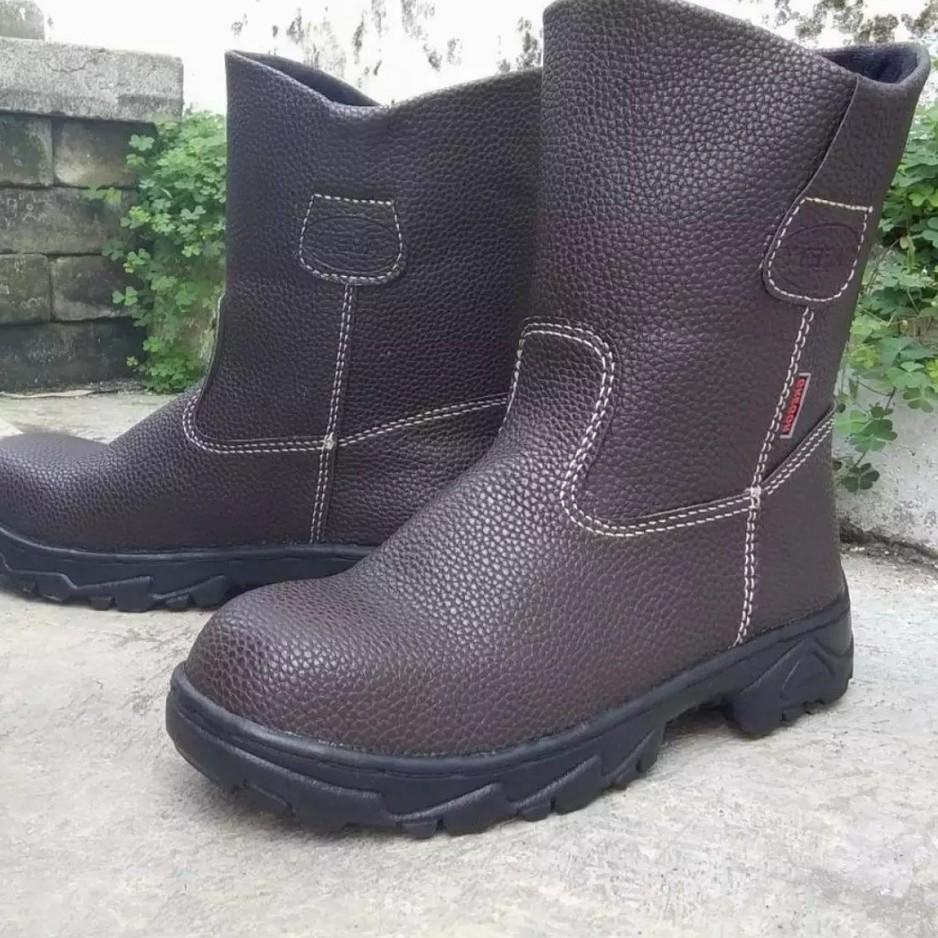 [KODE JVWIC] Sepatu Safety Boot Panjang Saveti Safeti Septi Joger King Gregor Kingstil Chetah Berkua