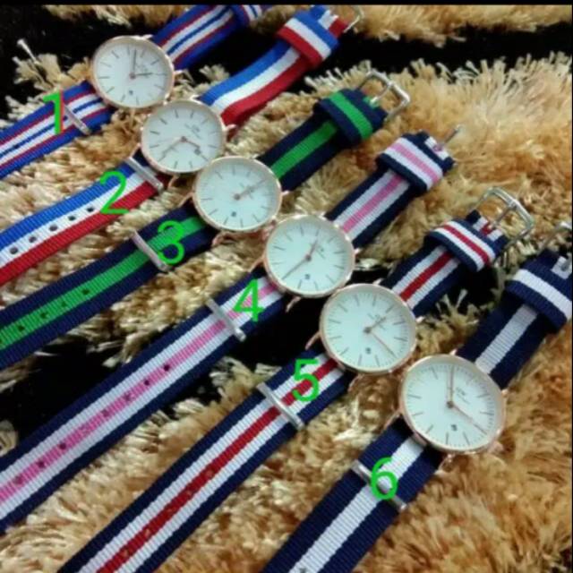 Terlaris  Jam tangan Daniel walington DW tanggal aktif murah