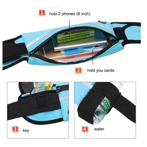 TAS PINGGANG HP UNISEX TAS OLAHRAGA