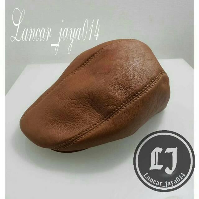 Grosir Topi Pet / Topi pet kulit / Copet / Patino Model Flat Cap Murah