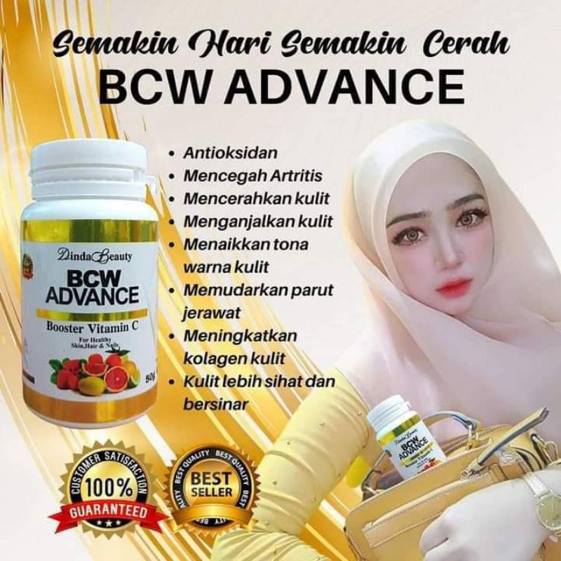 BCW ADVANCE Asli By Dinda Beauty Obat Pemutih wajah, Badan, Kulit Original Penghilang Jerawat