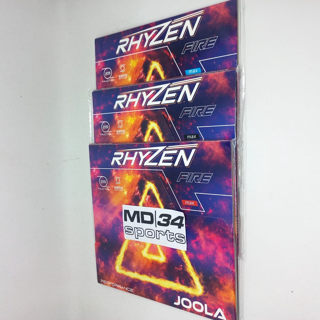 KARET JOOLA RHYZEN FIRE - KARET / RUBBER / BET PINGPONG MURAH