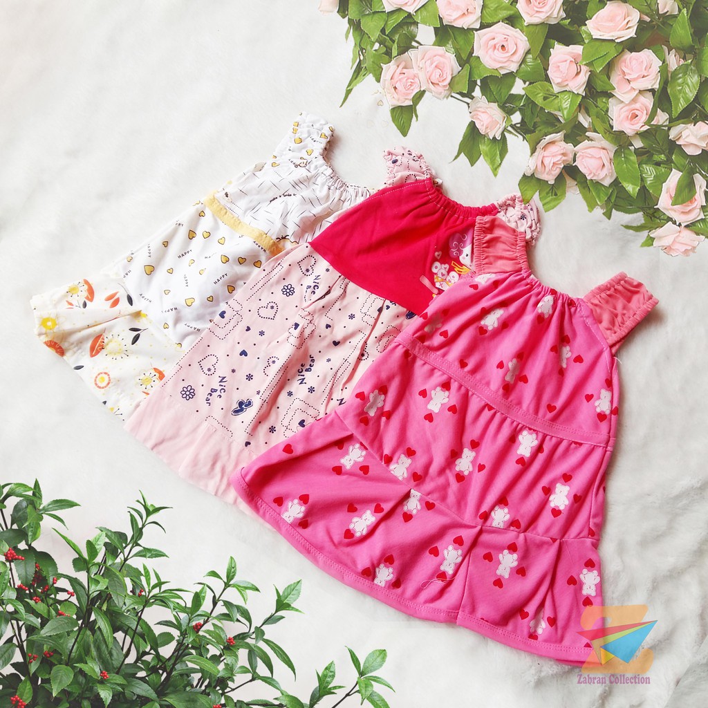Isi 6 Daster Anak Harian Perempuan 1 Sampai 3 Tahun
