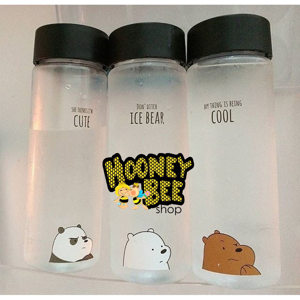 Original Miniso - Botol Minum We Bare Bears Water Bottle