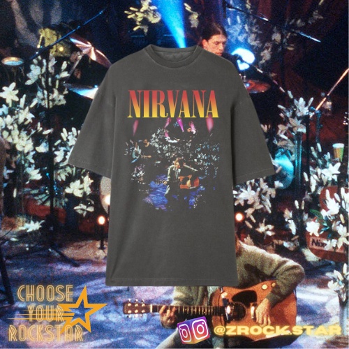 Kaos Band Nirvana Original Unplugged