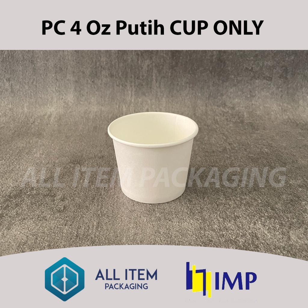 Paper Cup 4 Oz Hot / 120ml / Gelas Kertas @50 Pcs CUP SAJA