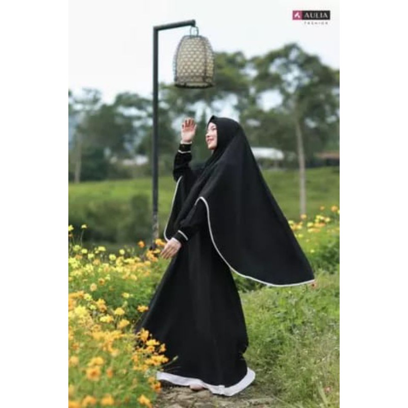 set gamis Aulia AZEEZA black