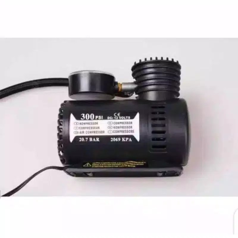 Kompresor Mini Pompa Angin Ban Mobil Motor Balon Air Compressor DC Lighter Car elektrik sepeda pompa ban dll-2