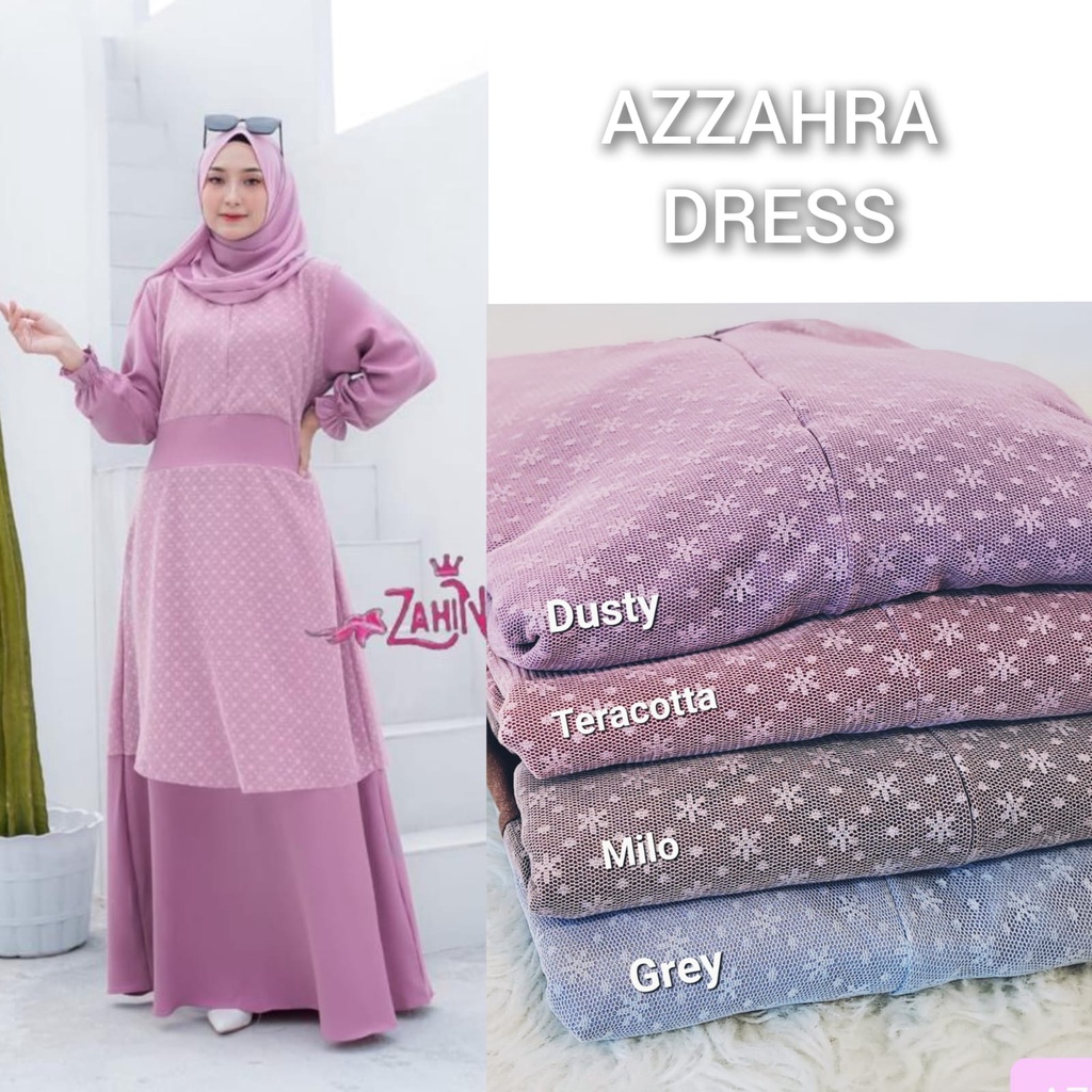 AZZAHRA  DRESS GAMIS ORIGINAL ZAHIN