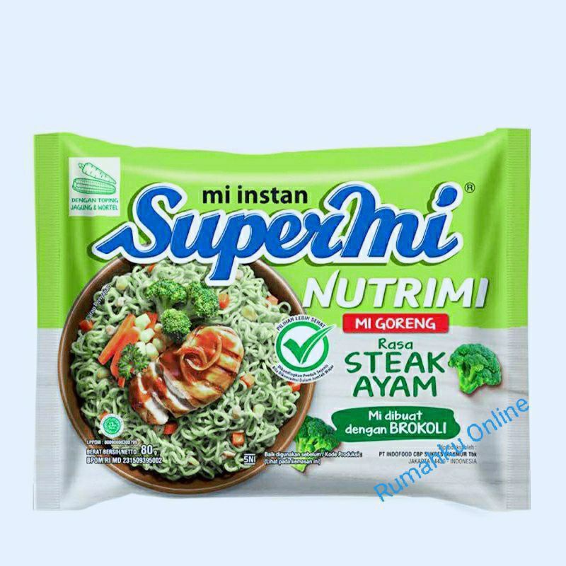 [TERMURAH] SUPERMI NUTRIMI MIE GORENG STEAK AYAM