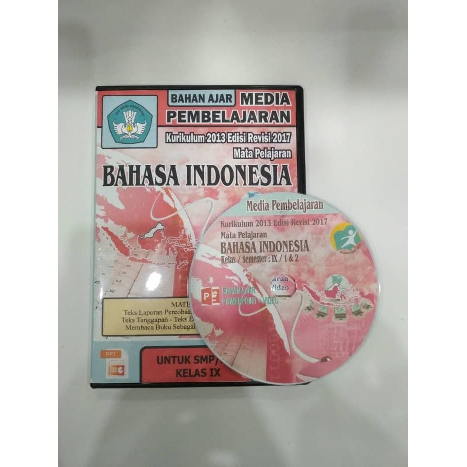 NEW CD Bahan Ajar PPT Bahasa Indonesia SMP Kelas 9 K13 Revisi terbaru