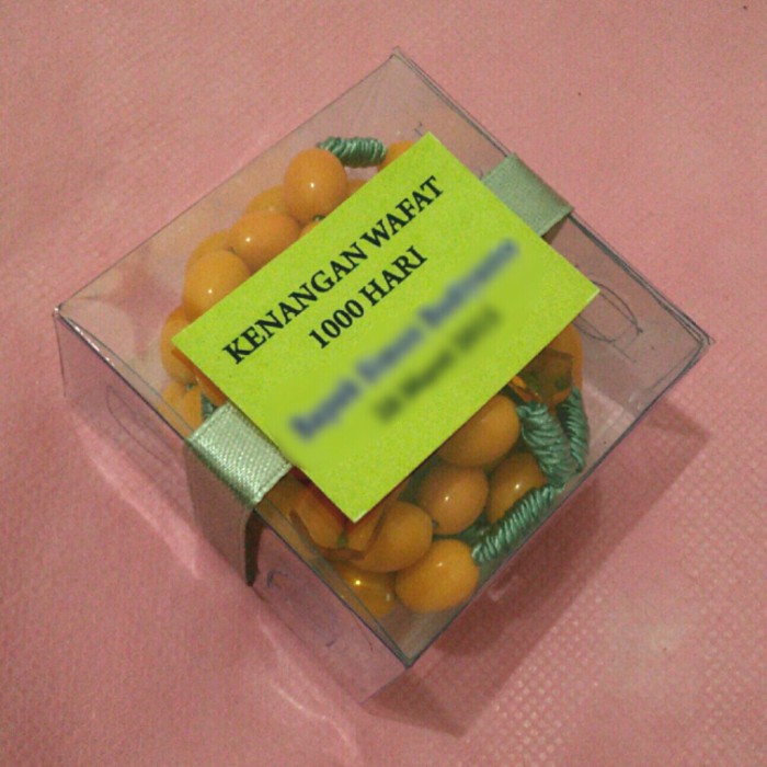 

30pcs Grosir Preorder rosario pison kemas kotak mika hias pita sticker