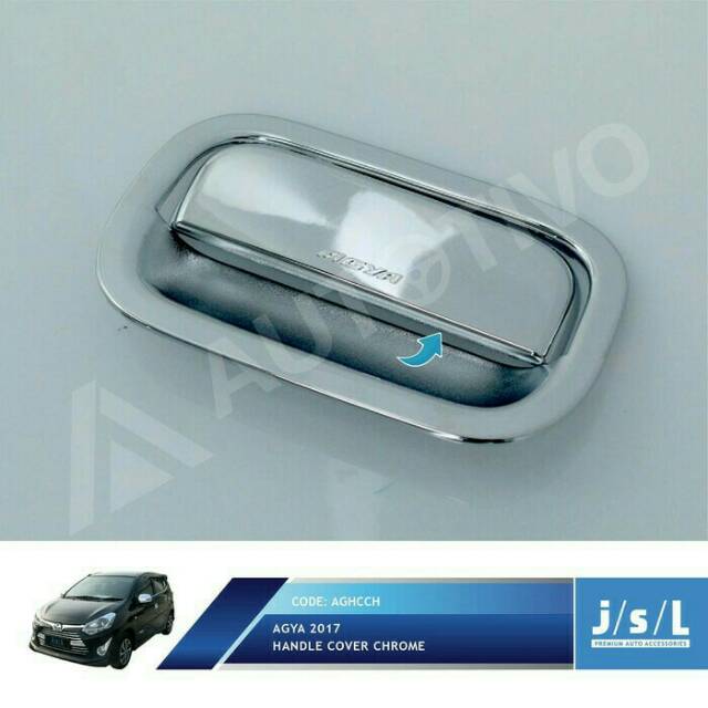 Toyota Agya Handle Cover Chrome/aksesoris eksterior Agya
