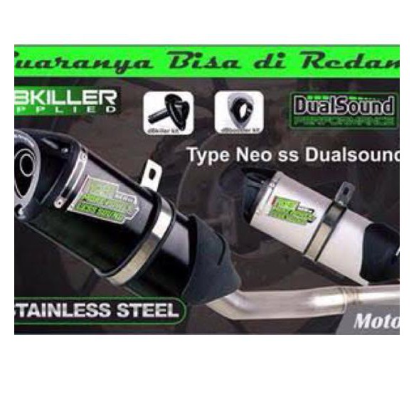 Knalpot Nobi Neo Ss Pnp Mx King,Mx New/Old,Fu New/Old,Mio J,Beat Produk Baru