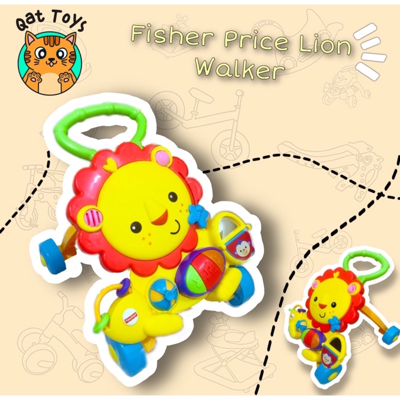SEWA WALKER — FISHER PRICE MUSICAL LION WALKER PUSHWALKER