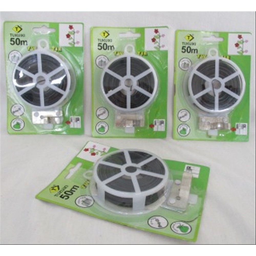 

Stok terakhir TUKUIKI Twist Tie 50m / Pengikat Kabel + Cutter terakhir