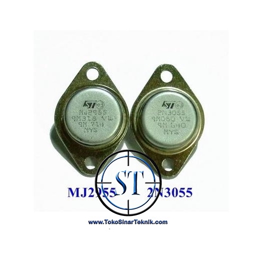 TR 25955-3055 MJ 2955 - 3055 ST MJ2955 2N3055 Transistor Jengkol Kualitas Asli ST
