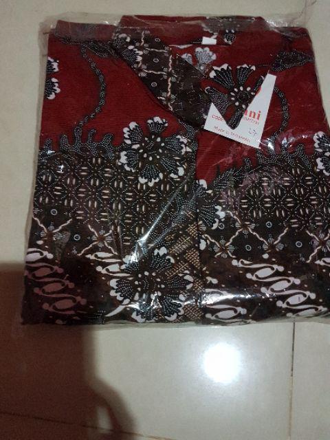 Kemeja Batik/ Hem Batik Seragam Batik Size M L Xl Xxl 4l 5l 6l 7l 8l