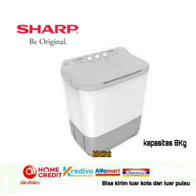 MESIN CUCI SHARP EST90MW/EST 90MW kapasitas 8Kg