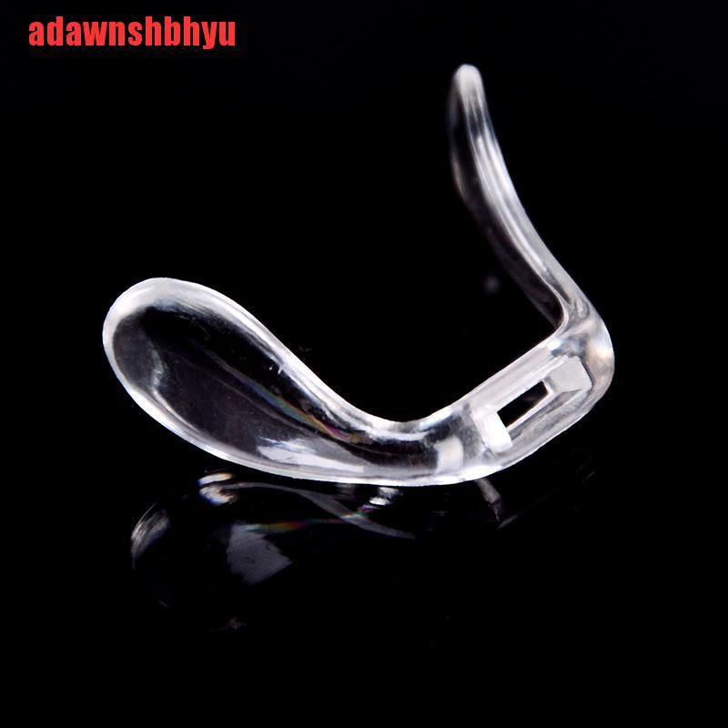 (Adawnshbhyu) 2pcs Pad Hidung Bahan Plastik Pvc Anti Slip Untuk Kacamata