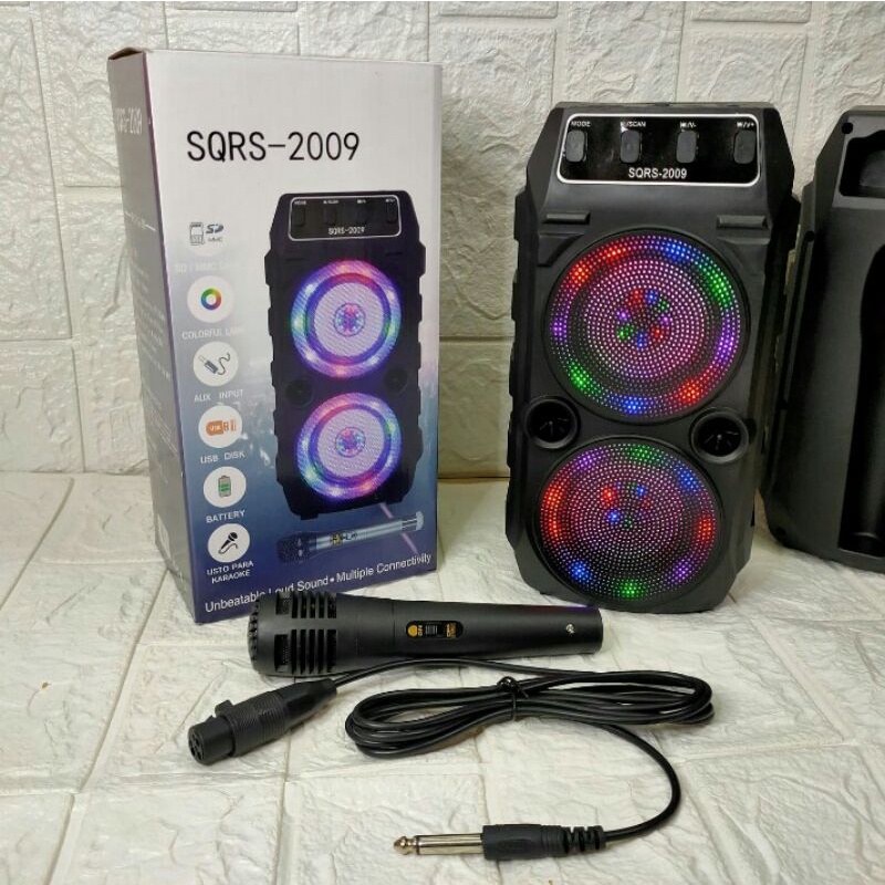 SPEAKER karaoke SQRS 2009/blutoot karaoke super bass