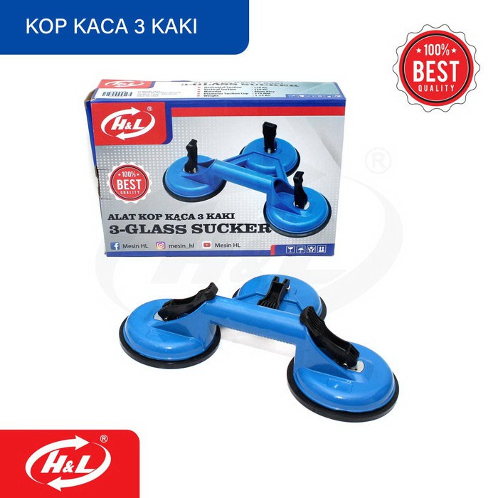 HL Kop Kaca 3 Kaki Glass Suction Cup 3 Leg