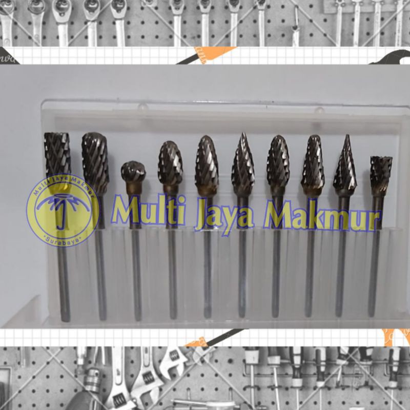 MATA BOR TUNNER TUNER CUNER CUNNER PORTING SET ISI 10pcs