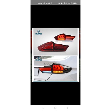 stoplamp all new city 2014 - 2016 led bar lampu belakang allnew city 2014 - 2016