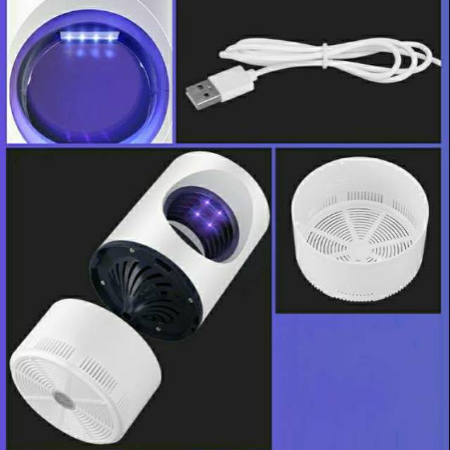 Photocatalyst mosquito killer lamp Lampu pembunuh nyamuk usb indoor