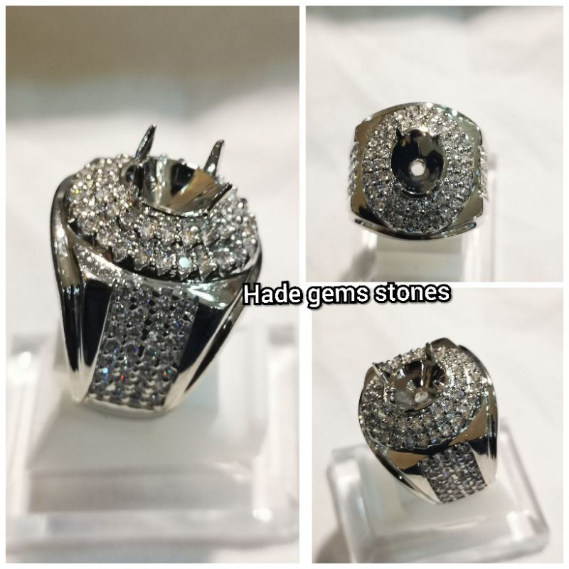 ring emban alpaka super Micro setting full zircon