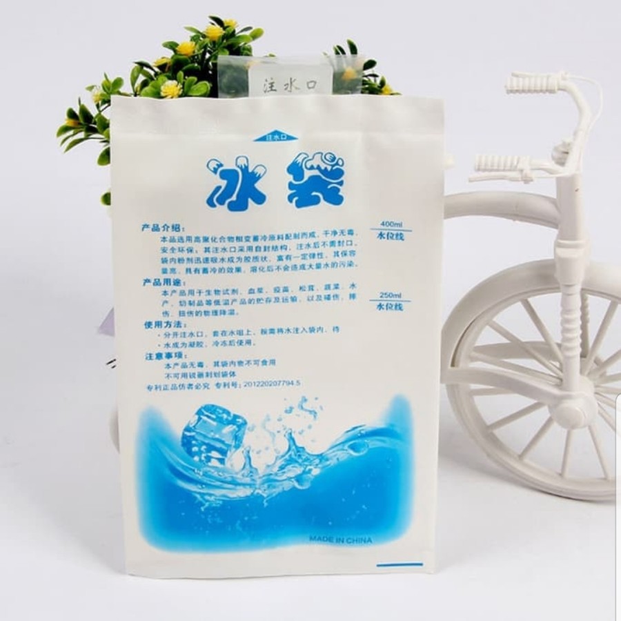 Ice Gel Bag 400 mL Cooler Untuk Suhu Tetap Dingin / Pendingin Makanan / Ice Gel Bag Murah Bangett