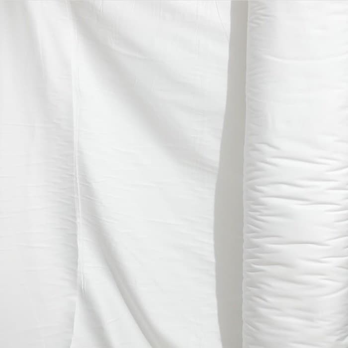 KAIN DISPERSE MURAH POLOS PUTIH BAHAN SPREI GORDEN PIYAMA