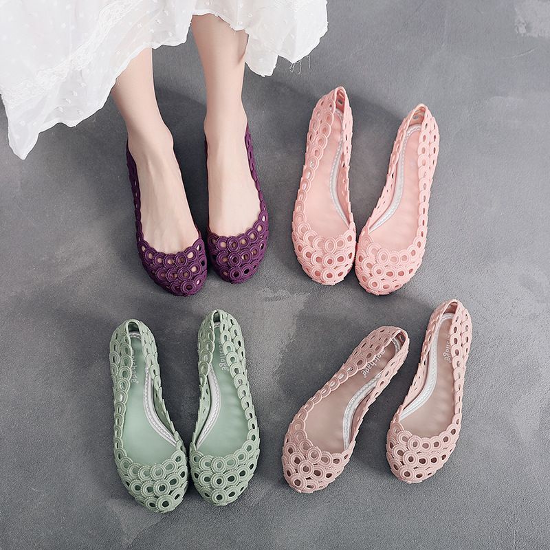 Meisha jelly flatshoes/ sepatu wanita/flatshoes wanita Terbaru/sepatu wanita import/sepatu