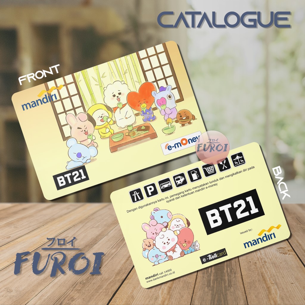 Custom Flazz BCA | Custom Emoney Mandiri | BT21 | Tea Time