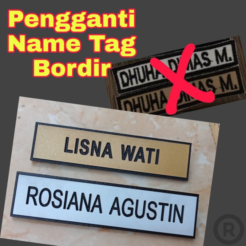 

Pengganti Name Tag Bordir Untuk Sis Sekolah Bordir Nama Custom