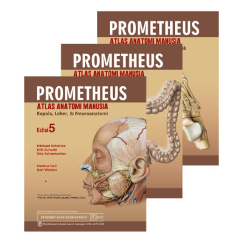 Prometheus Atlas Anatomi Manusia Edisi 5 (set 3 buku)