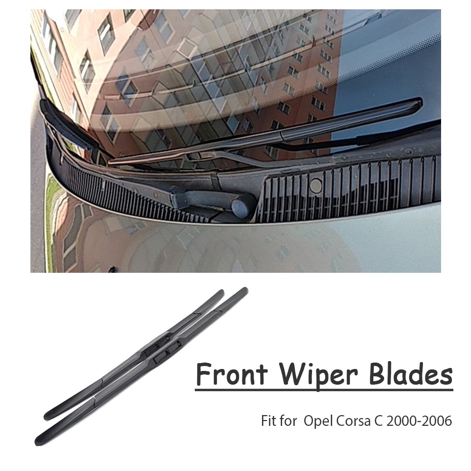 1 Set Karet Wiper Depan Mobil Untuk Opel Corsa C D E 2018 2017-2000