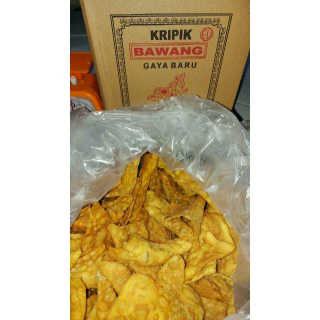 

Keripik Bawang kiloan kemasan dus