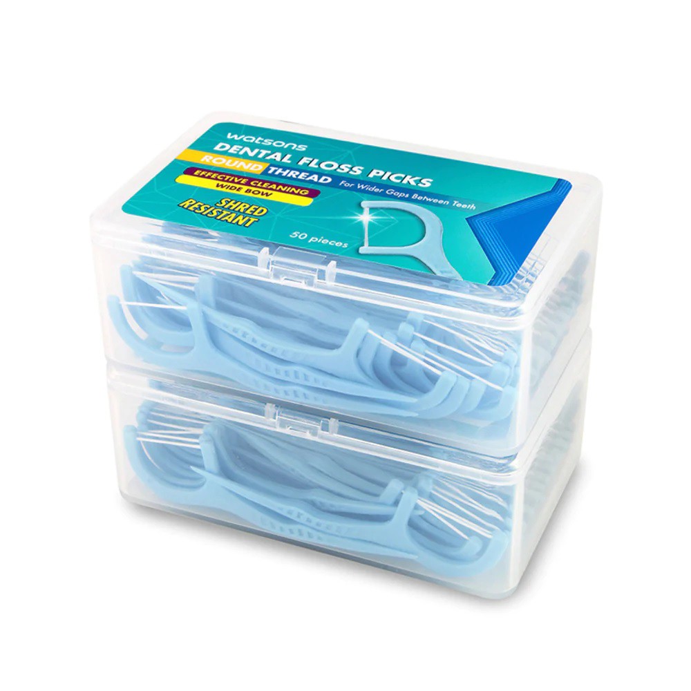 Watsons Dental Floss Picks (isi 50) Shopee Indonesia