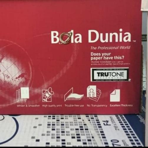 

☪ Kertas A4 80 Gram Bola Dunia ➽