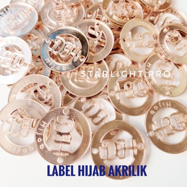 

LABEL HIJAB AKRILIK CUTTING HURUF