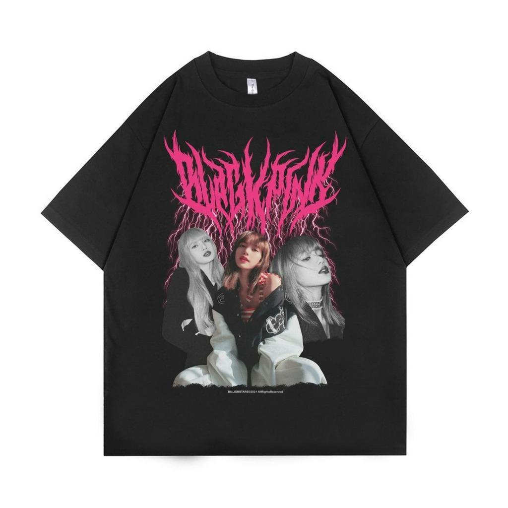 FC-kaos oversize black pink terbaru