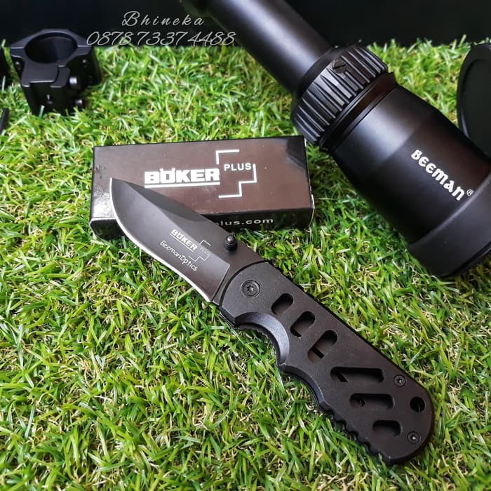 DSA         Telescope Beeman Optics 3-9x40 WA Mildot #Bonus pisau lipat .