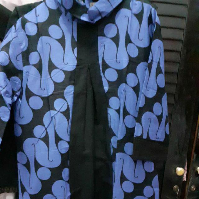 Tunik Santika Parang Combi Atasan Baju Seragam Batik Wanita  Modern.