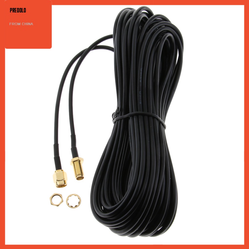 Kabel Extension Antena Rp-Sma Male Ke Female Panjang 1m