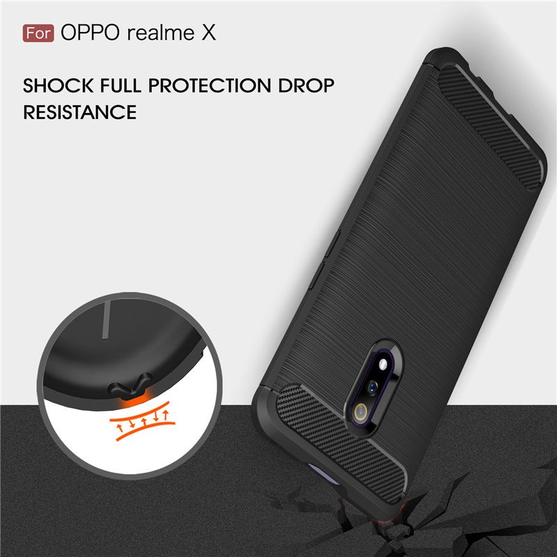 Oppo Realme X Soft Case Brushed Carbon